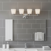 Bathroom with a matching look