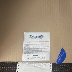 Thomasville Armchair, Nail Head Detail, Wood Accents Brown, Berry Tweed Upholstery, Sku: 033311