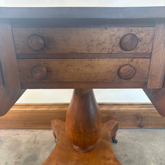 Antique Small Drop Leaf Mahogany Table, Sku: 033489