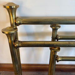 Simmons and Company Full Size Brass Bed Head, Foot and Side Rails, Sku 033707