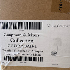 Visual Comfort Chapman & Myers "Polaris" Brass Wall Sconce, Sku: 033495