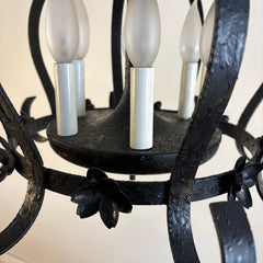 Spanish Style Iron Chandelier, Sku 033905