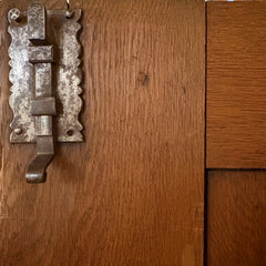 Antique European Solid Oak Wardrobe, Sku: 033565