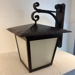 Custom Oversized Exterior Lantern Sconces, Sku 033857
