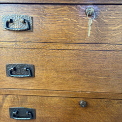 Stickley Lateral File Cabinet, 2 drawers with Keys, Hardware Finish Black, Sku 033330