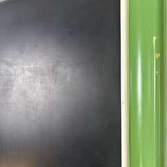 Chalk Board Framed in Green Painted Particle Board, Sku: 033077