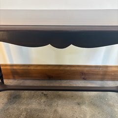 St. John's Tables of Michigan, Vintage Solid Mahogany Console Table, Sku 033773