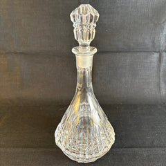Cut Crystal Decanter with Finial, Sku 033866