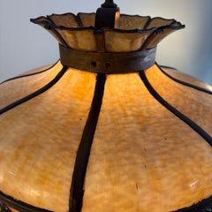 Tiffany Inspired Leaded Glass Hanging Light Fixture , Sku 034045