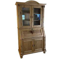 Vintage Knotty Pine Hutch & Desk, Sku: 033675