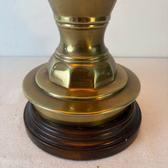 Frederick Cooper, Brass Lamp, Urn Style w/ Black Shade & Gold Liner, Sku: 033363