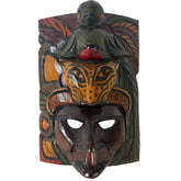Totem Style Mask, Wood, Hand Carved, Sku: 033063
