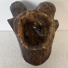 Miniature Cow Tribal Mask, Wood, Sku: 033067