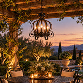 Spanish Style Iron Chandelier, Sku 033905