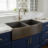 Zline Double Basin Stainless Steel Apron Front Sink, Sku: 033086