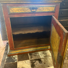 Florentine Style Solid Wood, Paiinted Italian Cabinet, Sku: 033567