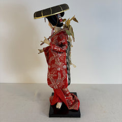 Nishi Company Silk Keisha Doll Handcrafted in Tokyo Japan, Sku 033830