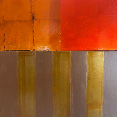 Original Art Work By Steve Joy Mixed Media on Wood Panel Intended for Horizontal Installation, Sku 034163