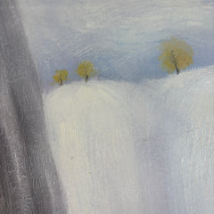 Original Minimalist Abstract Acrylic Painting by Libby Emi, Signed, 2008