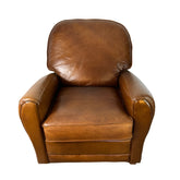 Lane Leather Tilt Back Lounge Chair, Adjustable