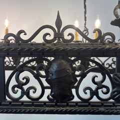 Arte De Mexico Wrought Iron Chandelier, Extra Large, Sku 033430