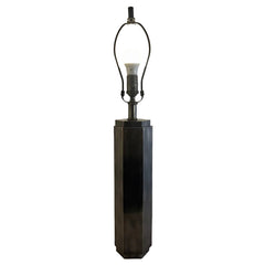 BZ Visual Comfort Table Lamp Hexagonal Shape Brushed Steel, Sku 034099