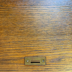 Vintage Oak Roll Top Desk, Roll Not Photographed, Included, Sku: 033461