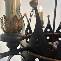 French Gothic Style Crown Motif Chandelier, Sku 033786