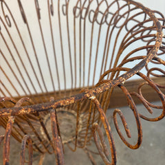 Victorian Style Vintage Vase Wire Planter, Sku 033777