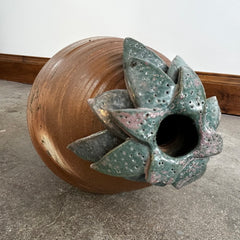 Sculpture Beehive Urn created by Nebraska Pottery Artist