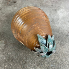 Sculpture Beehive Urn created by Nebraska Pottery Artist