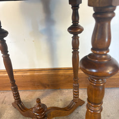 Early 20th Century Parlor Table, Burled Walnut, Sku: 033420
