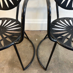 Pair of Terrace Store, Wisconsin Union Garden Chairs, Metal, Sku 034050