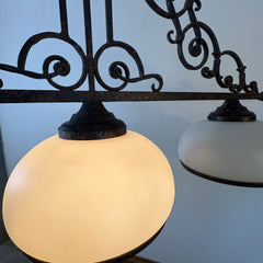 Tri Globe Patina Island Light, Sku 033605