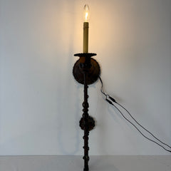 Wire Twist Wall Sconce, Intended Rust Patina, Sku 033370