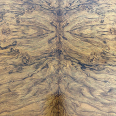 1920's Art Deco Book Matched Burl Maple Entry Table, Sku 033714