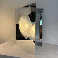 Robern Medicine Cabinet Wrapped in Mirror, Interior Shelves, Sku 033889