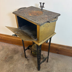 Art Deco Smoking Stand & Humidor, Antique, Sku: 033713