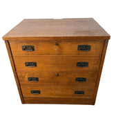 Stickley Lateral File Cabinet, 2 drawers with Keys, Hardware Finish Black, Sku: 033330