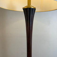Wildwood Brand Wood & Brass Floor Lamp, Shade not included, Sku: 033703