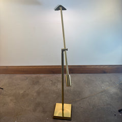 Frederick Cooper Brass Floor Lamp, Adjustable w/ Dimmer, Sku 033712