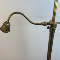 Vintage Adjustable Bridge Brass Floor Lamp, Sku 033662