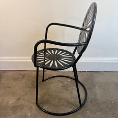 Pair of Terrace Store, Wisconsin Union Garden Chairs, Metal, Sku 034050