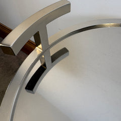 Restoration Hardware Stainless Steel Martini Side Table, Sku 033816