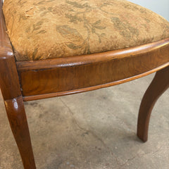 Solid Walnut Victorian Side Chair, Sku 033872