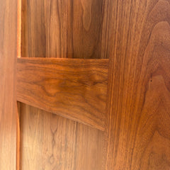 Custom Made Set of Engineered Walnut Doors in Various Sizes, Sku 033723