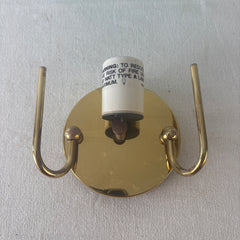 1990's Boyd Handkerchief Glass Wall Sconce, Matte Finish, Sku: 033071