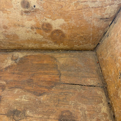 Primitive Wood Rectangular Basin or Dough Bowl, Sku: 033435