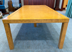 Fine Arts Furniture Co. Parsons Style Table Made from Burled Wood, Sku 034058