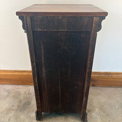 Antique Side Table/Cabinet w/ Brass Pulls, Sku: 033490